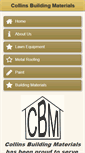 Mobile Screenshot of collinsbuildingmaterials.com